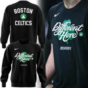 Boston Celtics Different Here 2026 Hoodie