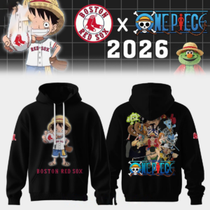 Boston Red Sox One Piece 2026 Midnight Pirate Diamond Tee Hoodie