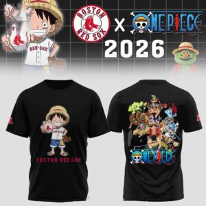 Boston Red Sox One Piece 2026 Midnight Pirate Diamond Tee Hoodie