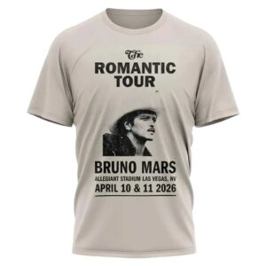 Bruno Mars The Romantic Tour T-Shirt