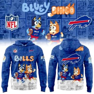 Buffalo Bills Bluey and Bingo Hoodie