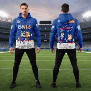Buffalo Bills Bluey and Bingo Hoodie