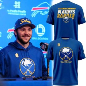 Buffalo Sabres Royal Stanley Cup Playoffs 2026 Pro Rink Tee Hoodies