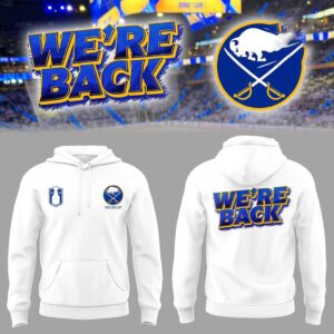 Buffalo Sabres We're Back White Hoodie