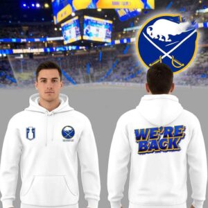 Buffalo Sabres We're Back White Hoodie