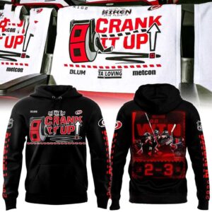 Carolina Hurricanes  2026 Stanley Cup Playoffs Crank It Up Tee Hoodies