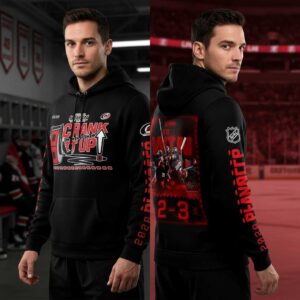 Carolina Hurricanes  2026 Stanley Cup Playoffs Crank It Up Tee Hoodies
