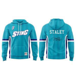 Charlotte Sting Dawn Staley 2001 Teal Swingman Hoodie