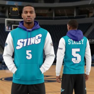 Charlotte Sting Dawn Staley Throwback 2001-2026 Night Tee Hoodie