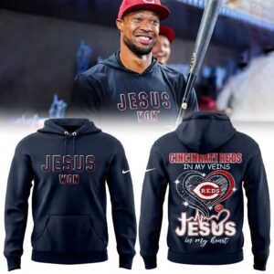 Cincinnati Reds In My Veins Jesus In My Heart 2026 Tee Hoodie