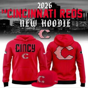Cincinnati Reds New Uniform All Red 2026 Hoodie Tee