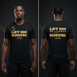 Cleveland Cavaliers 2026 Playoffs Let Em Know Tee Hoodie