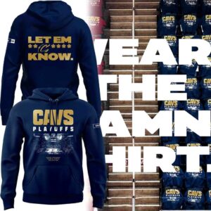 Cleveland Cavaliers NBA Playoffs 2026 Wear The Damn Tee Hoodie