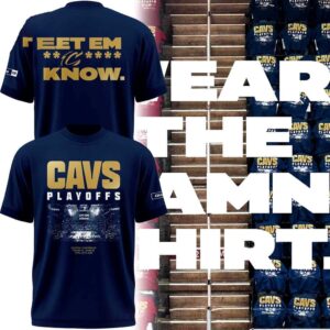 Cleveland Cavaliers NBA Playoffs 2026 Wear The Damn Tee Hoodie