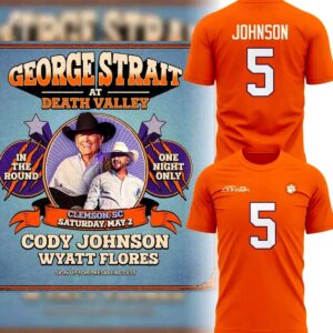 Cody Johnson Clemson Tigers 2026 Hoodie