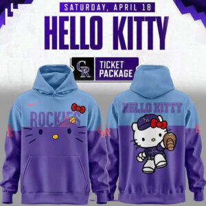 Colorado Rockies Hello Kitty 2026 Night Of City Tee Hoodie