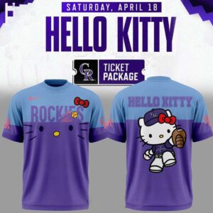 Colorado Rockies Hello Kitty 2026 Night Of City Tee Hoodie