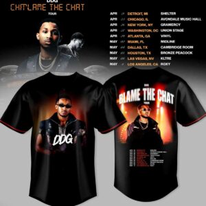 DDG Blame The Chat Tour Baseball Jersey