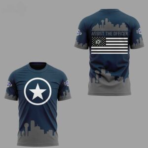 Dallas Stars Robo Assist The Officer Fan Tee Hoodie
