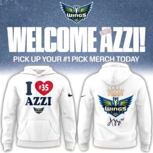 Dallas Wings Azzi Fudd 2026 Welcoming Night Tee Hoodie
