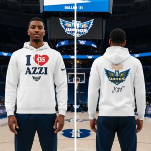 Dallas Wings Azzi Fudd 2026 Welcoming Night Tee Hoodie