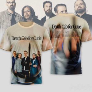 Death Cab for Cutie 2026 Tour Dates T-Shirt
