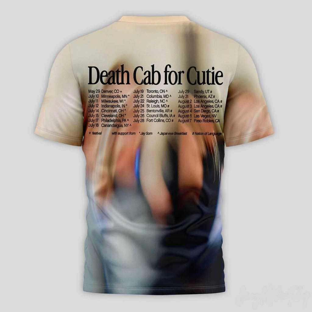Death Cab for Cutie 2026 Tour Dates Tee Hoodie Death Cab for Cutie 2026 Tour Dates Tee Hoodie
