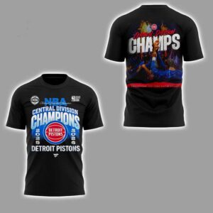 Detroit Pistons the Central Division Champs 2026 Hoodie