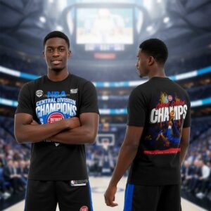 Detroit Pistons the Central Division Champs 2026 Hoodie