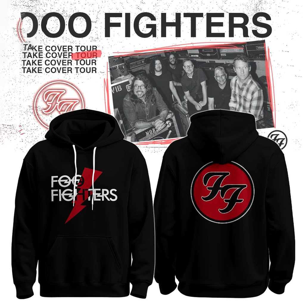 Foo Fighters Take Cover Tour 2026 Hoodie Foo Fighters Take Cover Tour 2026 Hoodie