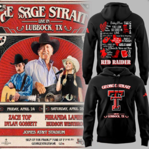 George Strait Texas Tech At Jones AT T Stadium 2026 Concert Tee Hoodies
