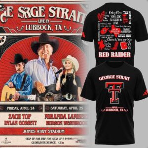George Strait Texas Tech At Jones AT T Stadium 2026 Concert Tee Hoodies