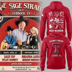 George Strait Texas Tech At Jones AT T Stadium 2026 Concert Tee Hoodies