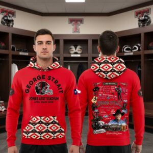 George Strait Texas Tech Red Raiders Tour 2026 Collection Hoodie
