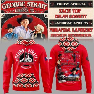 George Strait Texas Tech Red Raiders Tour 2026 Collection Hoodie