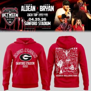 Georgia Bulldogs Live Between The Hedges 2026 Hoodie