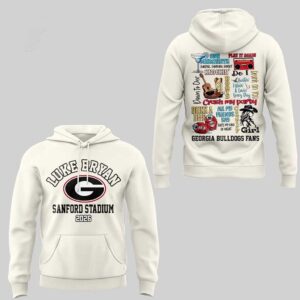 Georgia Bulldogs Live Between The Hedges 2026 Tee Hoodie