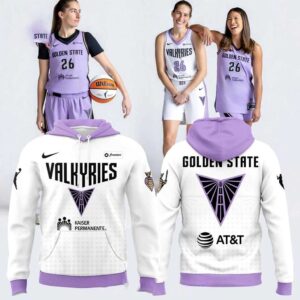 Golden State Valkyries 2026 Heroine Night White Hoodie Tee