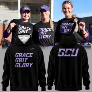 Grand Canyon Antelopes Softball Grace Grit Glory Tee Hoodie
