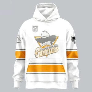 Green Bay Gamblers Throwback White Out 2026 Shirt Hoodie