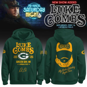 Green Bay Packers Luke Combs My Kinda Saturday Night Tour 2026 Tee Hoodie
