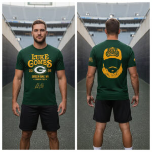 Green Bay Packers Luke Combs My Kinda Saturday Night Tour 2026 Tee Hoodie