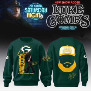 Green Bay Packers Luke Combs My Kinda Saturday Night Tour 2026 Tee Hoodies