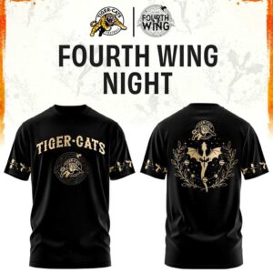 Hamilton Tiger-Cats Fourth Wing Night Hoodie