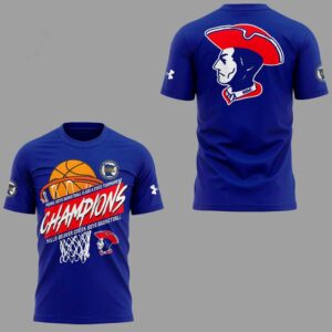 Hills-Beaver Creek MSHSL Boys Basketball Class A State Tournament Champions Hoodie, blue with basketball & 'CHAMPIONS' design.