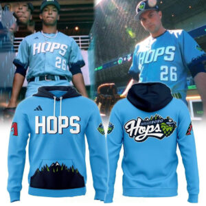 Hillsboro Hops Hillsboro Sky Blue 2026 Day Tee Hoodie