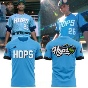 Hillsboro Hops Hillsboro Sky Blue 2026 Day Tee Hoodie