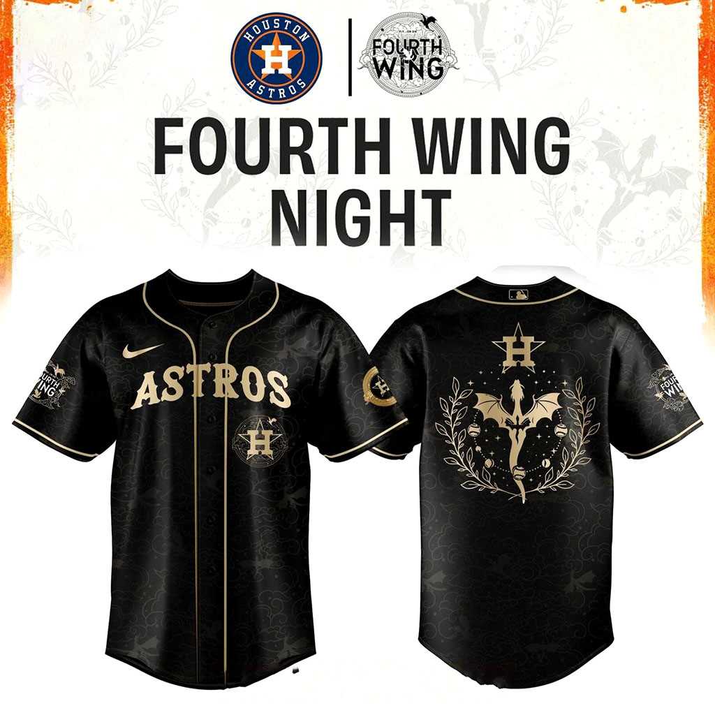 Houston Astros Fourth Wings Night 2026 Dragon Baseball Jersey Houston Astros Fourth Wings Night 2026 Dragon Baseball Jersey