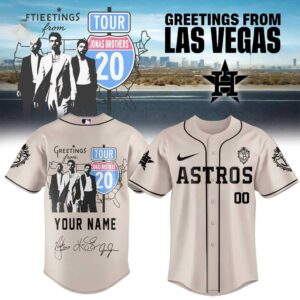 Houston Astros Jonas Brothers Greetings From Las Vegas Tour 2026 Baseball Jersey