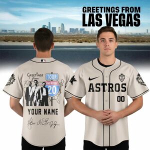 Houston Astros Jonas Brothers Greetings From Las Vegas Tour 2026 Baseball Jersey